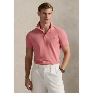 NWT MENS SZ XXL POLO RALPH LAUREN S/S POLO SHIRT~PINK~NWT